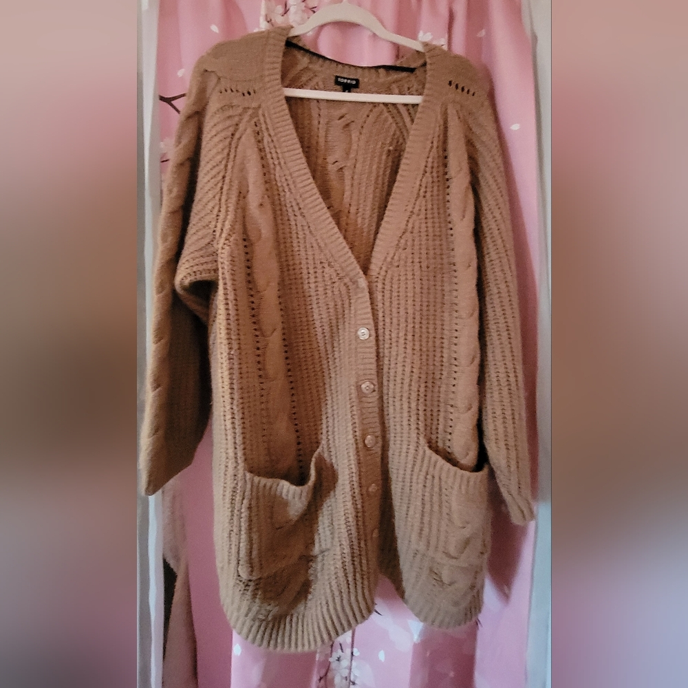 TORRID Brown Chunky Knit Sweater